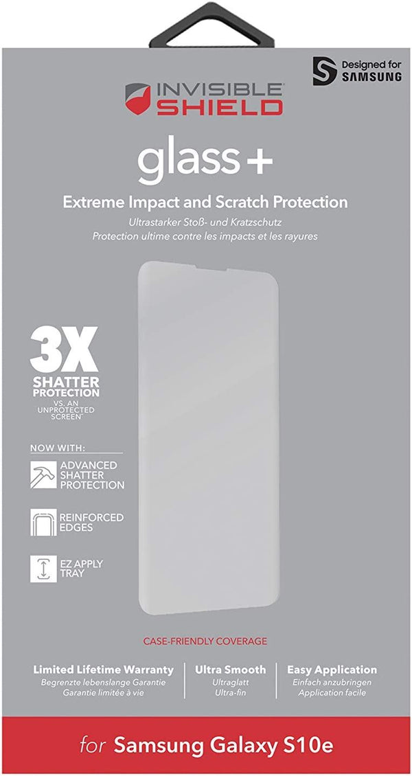 Zagg Glass + for Samsung Galaxy S10e Clear - 200102654