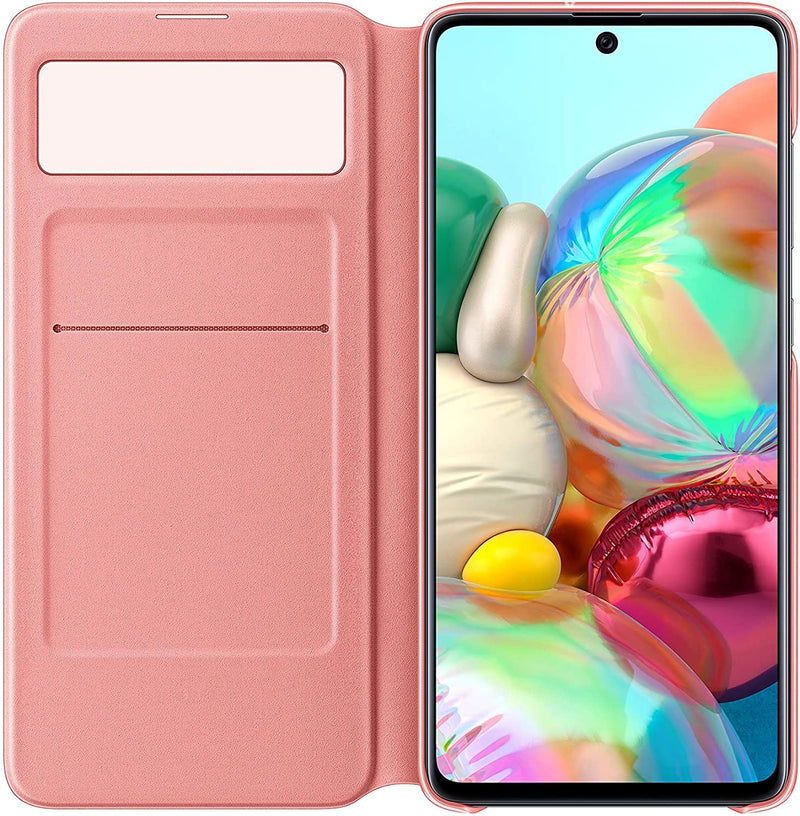 Samsung Galaxy A71 S View Wallet Cover White - EF-EA715PWEGEU