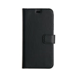 XQISIT Slim Wallet for iPhone 12/Pro 6.1" Black Case with Stand Function