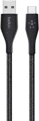 Belkin Duratek Plus 1.2M USB A to USB C Cable Black - F2CU069bt04-BLK
