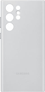 Samsung Galaxy S22 Ultra Leather Cover Grey - EF-VS908LJEGWW