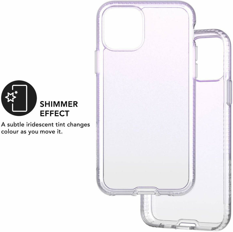 Tech 21 Pure Shimmer Pink Case Hard Cover for iphone 11 Pro 5.8" T21-7226
