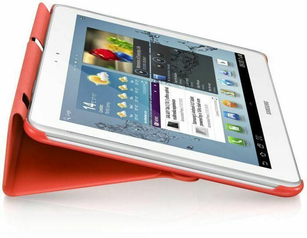 Genuine Samsung Book Cover Case Galaxy Tab 2 10.1 Orange EFC-1H8SOEC