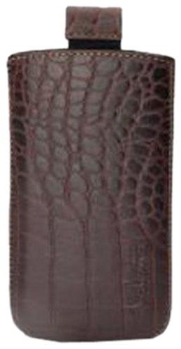 Valenta Pocket Cro Loop Phone Pouch for Xperia X8, Neo/Nokia E6 Leather Brown
