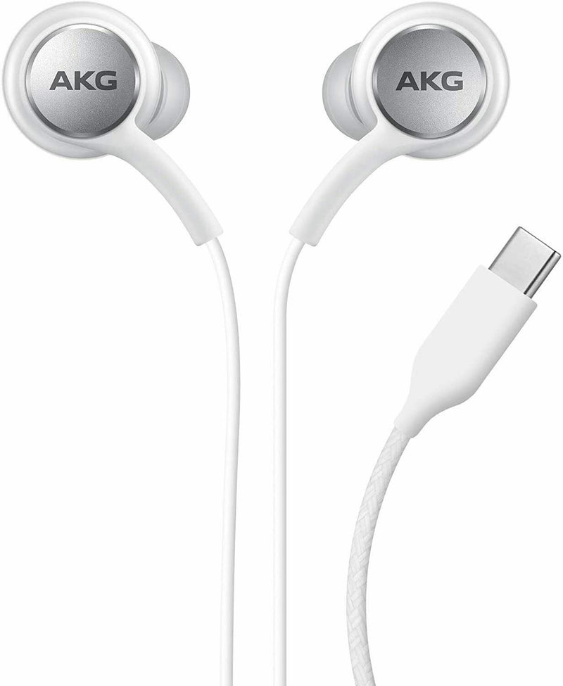 Genuine Samsung AKG White Type C Headphone In Ear Headset EO-IC100BWEG