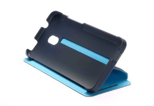 HTC HC V851 Flip Case with Stand for One Mini - Dark Blue