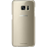Samsung Galaxy S7 Edge Clear Cover Gold Case Cover EF-QG935CFEG