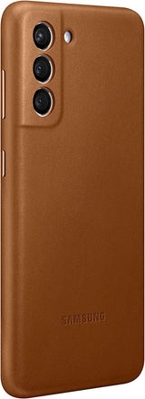 Samsung Galaxy S21 Leather Cover Brown - EF-VG9991LAEGWW