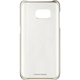 Samsung Galaxy S7 Edge Clear Cover Gold Case Cover EF-QG935CFEG