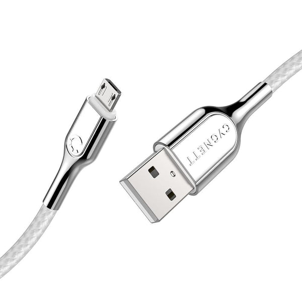 Cygnett 2M Armoured USB A to Micro USB Cable White - CY2689PCCAM