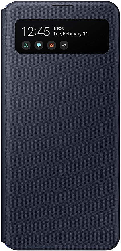 Samsung Galaxy A41 S View Wallet Cover Black - EF-EA415PBEGEU