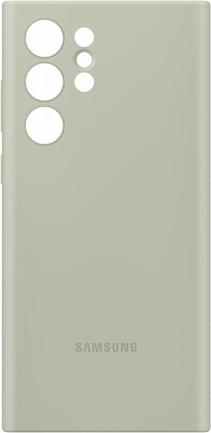 Samsung Galaxy S22 Ultra Silicone Cover Olive Green - EF-PS908TMEGWW