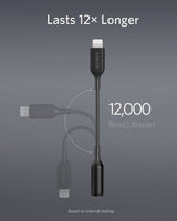 Anker 3.5mm Audio Adapter with Lightning Connector - A8193H11-1