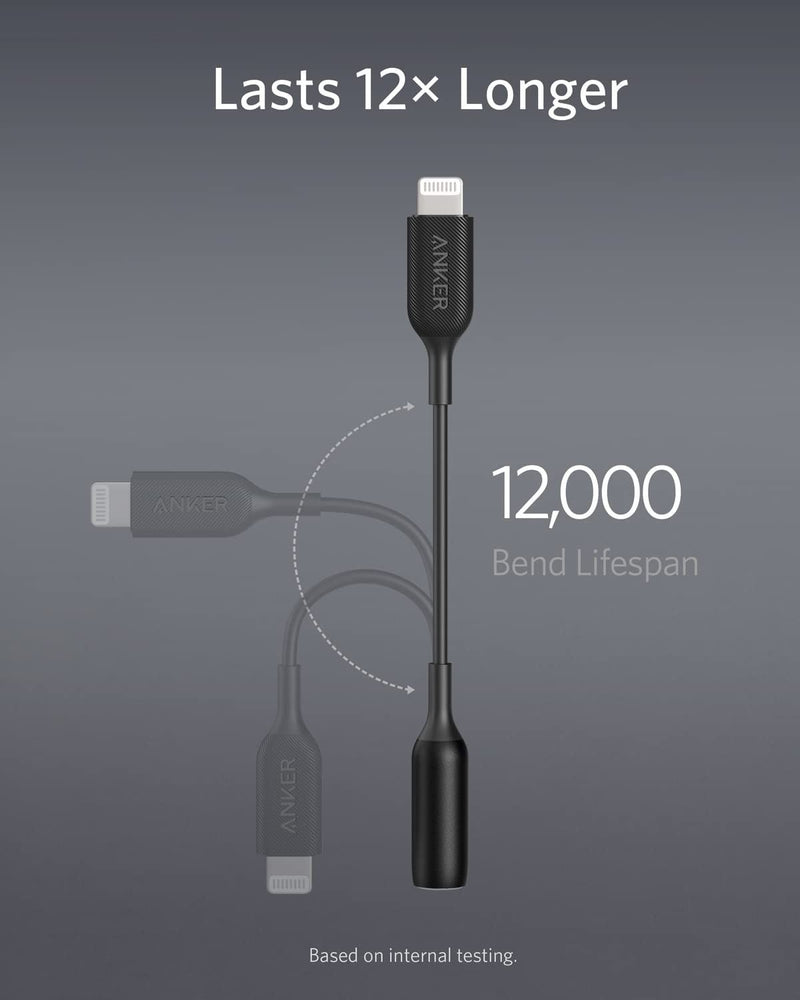 Anker 3.5mm Audio Adapter with Lightning Connector - A8193H11-1