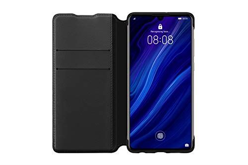 Huawei Flip Folio Black Wallet Cover Case for P30 51992854