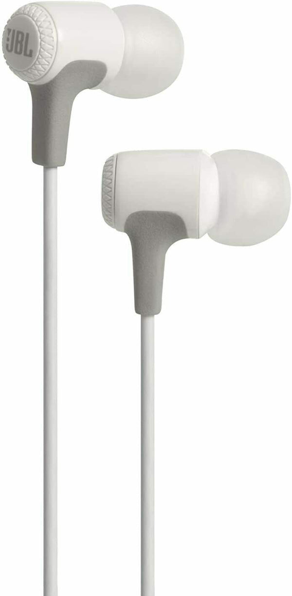 JBL Harman E15 White In Ear Headphone Headset with Mic JBLE15WHT