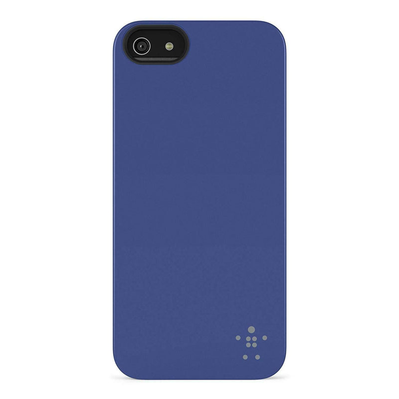 Genuine Belkin Shield Matte Case Cover iPhone 5 5S SE Indigo Blue F8W127vfC06