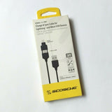 Scosche SmartStrike 3FT Lightning Micro USB 2 in 1 Cable I2M