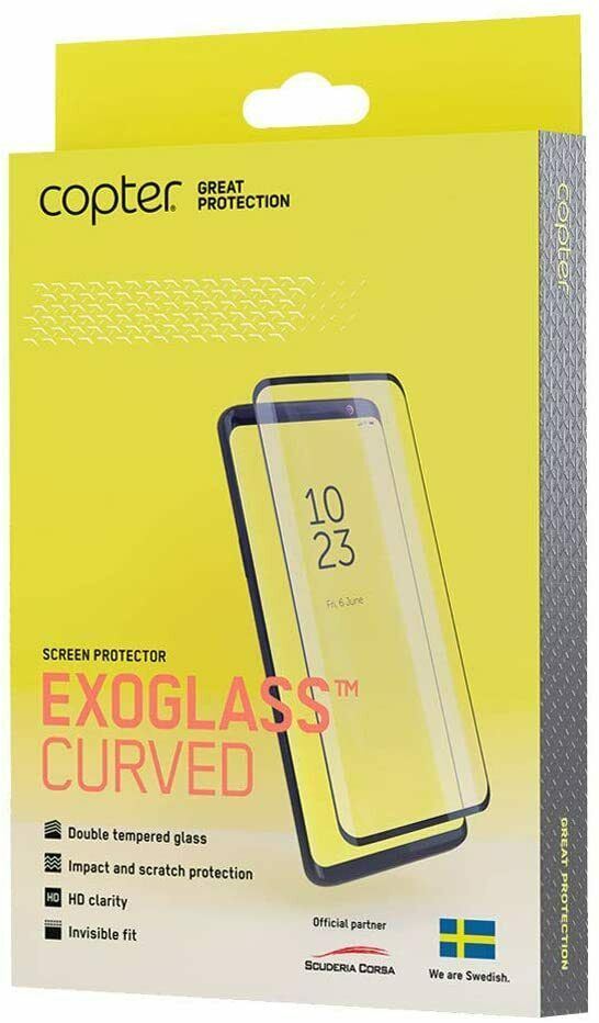 Copter Exoglass Curved Black Screen Protector for iPhone X XS 11 Pro 5.8"