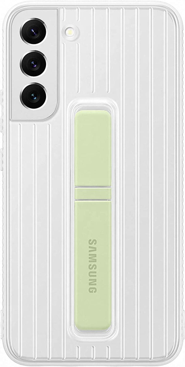 Samsung Galaxy S22 Plus Protective Standing Cover White/Green - EF-RS906CWEGEW