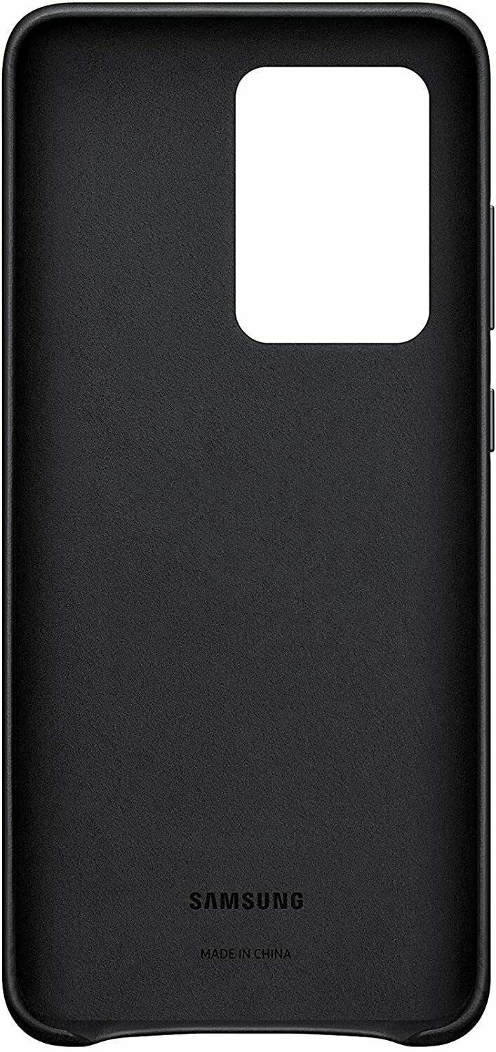 Samsung Galaxy S20 Ultra Leather Cover Black Case EF-VG988LBEG