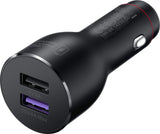 Huawei CP37 4A 1m Dual USB Car Charger with Type C Data Cable Black