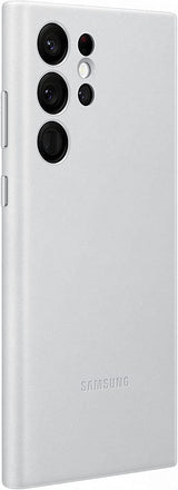 Samsung Galaxy S22 Ultra Leather Cover Grey - EF-VS908LJEGWW