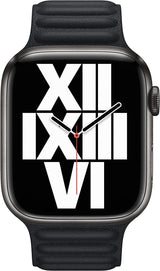 Apple Midnight Leather Link Watch Strap S/M 45MM - ML813ZM/A
