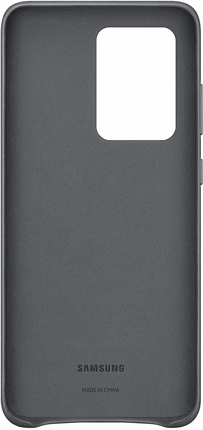Samsung Galaxy S20 Ultra Leather Cover Grey Case EF-VG988LJEG