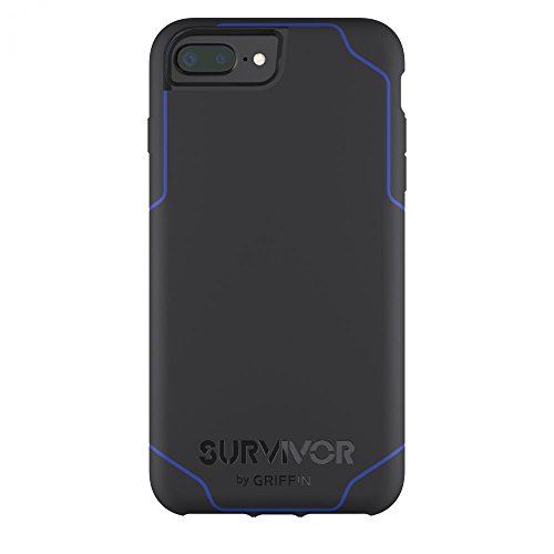 Griffin Survivor Journey Case for iPhone 7  8 Plus 5.5" Black Blue GB42817