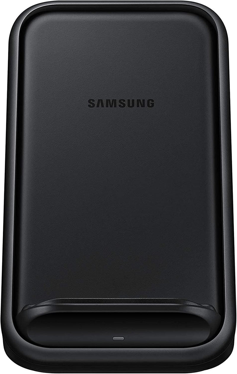 Samsung Black 15W Qi Wireless Charger Stand with EU 25W Plug - EP-N5200TBEGWW