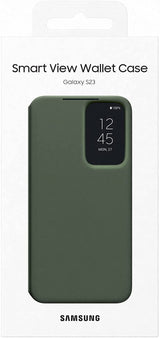 Samsung Galaxy S23 Smart View Wallet Case Khaki - EF-ZS911CGEGWW