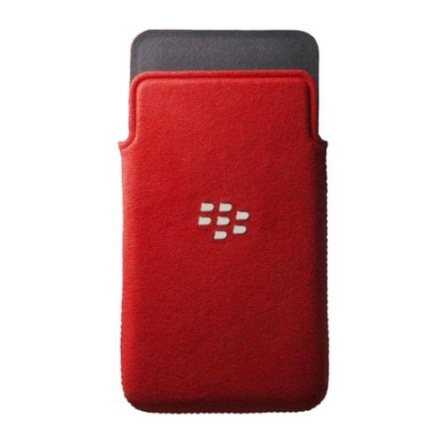 BlackBerry Microfibre Pocket Pouch Case for BlackBerry Z10 Red ACC-49282-202