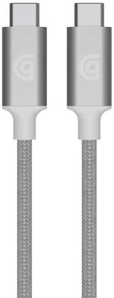 Griffin 1.8M USB C to USB C Premium Charge Sync Cable Silver - GP-041-SLV