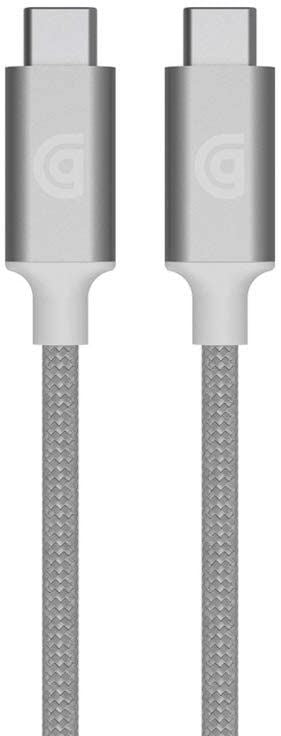 Griffin 1.8M USB C to USB C Premium Charge Sync Cable Silver - GP-041-SLV