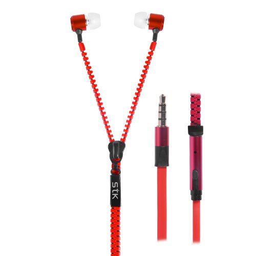 STK ZIP 3.5mm Universal Red Earphones Headphones UNIEPZIP10RD/PP3