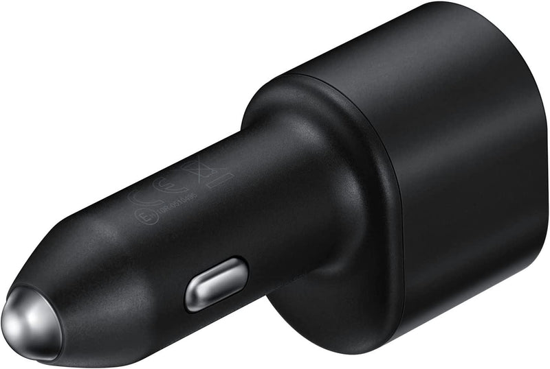 Samsung 60W Dual USB Car Charger with Type C Cable Black - EP-L5300XBEGEU