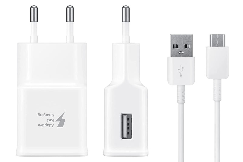 Samsung 15W EU Mains Charger White with A to C Cable - EP-TA20EWECGWW