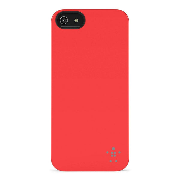 Belkin Shield Matte Red Case Back Cover for iPhone 5 5S SE F8W127vfC03