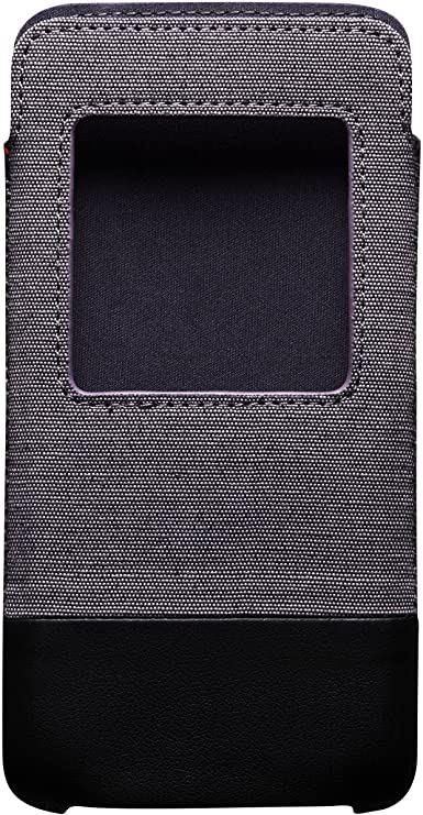 Blackberry DTEK50 Grey Black Smart Pocket Case Pouch ACC-63006-001
