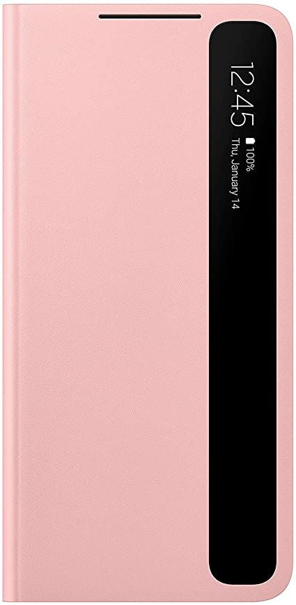 Samsung Galaxy S21 Plus Clear View Cover Pink - EF-ZG996CPEGEW