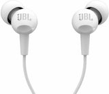JBL Harman C100SI White In Ear Headphones Headset with Microphone