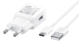 Samsung 15W EU Mains Charger White with A to C Cable - EP-TA20EWECGWW