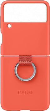 Samsung Galaxy Z Flip 3 Silicone Cover with Ring Coral - EF-PF711TPEGWW