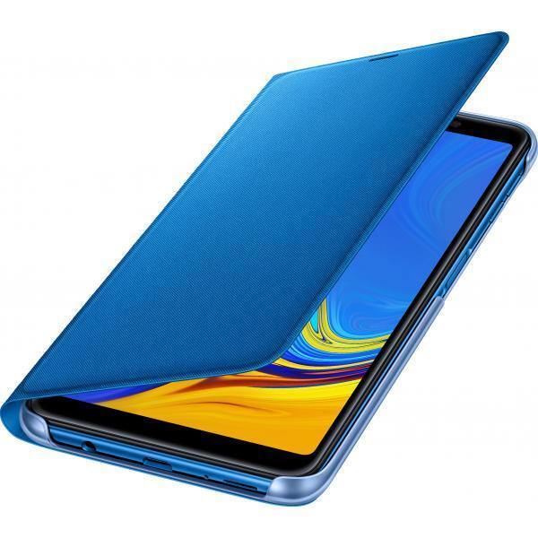 Samsung Galaxy A7 2018 Blue Wallet Cover - EF-WA750PLEGWW