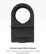 Mophie Qi 15W Wireless Charging Stand+ Black UK Plug - 401305842