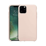 XQISIT Silicone Case for iPhone 11 Pro Max 6.5" Nude Pink Soft Touch Cover