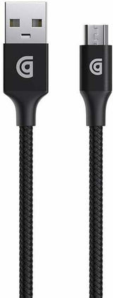 Griffin Premium Braided 1.8M Micro USB Black Charge Sync Cable GC43082